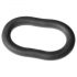 Ajuste Perfecto Ultra - Anillo Grueso para Pene - Negro (22cm)