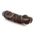 Vibrador realista Dr. Skin No.6 - marrón