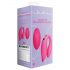 Vibrador para parejas Loveline rosa recargable y con control remoto