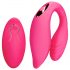 Vibrador para parejas Loveline rosa recargable y con control remoto