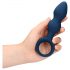 Loveline - plug anal con anillo - grande (azul)