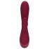 Loveline - Vibrador rojo con brazo para clítoris recargable