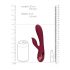 Loveline - Vibrador rojo con brazo para clítoris recargable