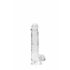 REALROCK - Dildo realista transparente (15 cm)