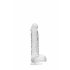 REALROCK - Dildo realista transparente (15 cm)