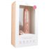 Easytoys - Dildo con testículos y base (26,5cm) - natural