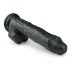 Easytoys - Gran dildo con ventosa y testículos (26,5 cm) - negro