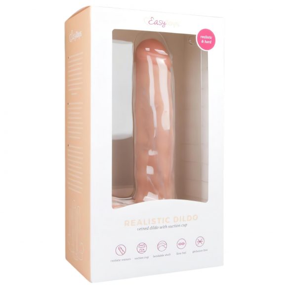 Dildo grande con ventosa 29,5cm - Natural