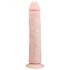 Dildo extra grande con ventosa (28,5cm) - natural