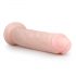 Dildo extra grande con ventosa (28,5cm) - natural