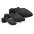 Easytoys Rocket - Set de dildos anales negro (3 piezas)