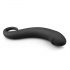 Dildo anal curvado de silicona EasyToys (negro)