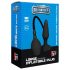 Plug anal grande con base y bomba MenzStuff - negro