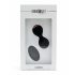 Rimba Cannes - huevo vibrador recargable negro con control remoto