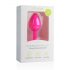 Plug anal Diamond Pequeño - rosa y blanco