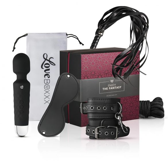 LoveBoxxx Fantasy - Kit 6 pzs con vibrador y ataduras