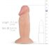 Real Fantasy Archi - dildo realista - 11,5cm (natural)