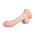 Fantasy Realista Vince - Dildo con escroto y prepucio - 19,5cm (natural)