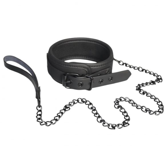 Blaze - collar con correa (negro)