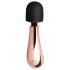 Varita Mini Curva Rosy Gold - Vibrador Masajeador Recargable (tono dorado rosa)