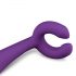 Vibrador lila a prueba de agua recargable para parejas de Easytoys