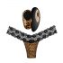 Panty vibrador Panthra Tania - leopardo negro