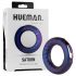 Hueman Saturn - anillo vibrador resistente al agua (morado)