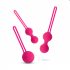 Kit de Bolas Chinas Easytoys - 3 piezas (rosa)