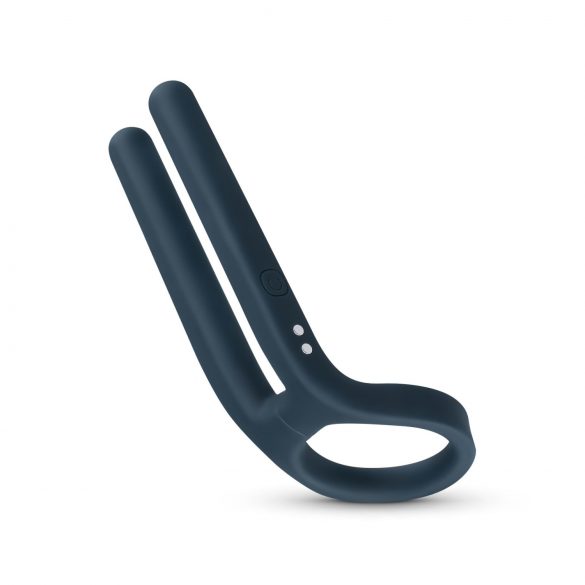 Boners - Anillo Vibrador Recargable y Estimulador de Testículos (Azul)