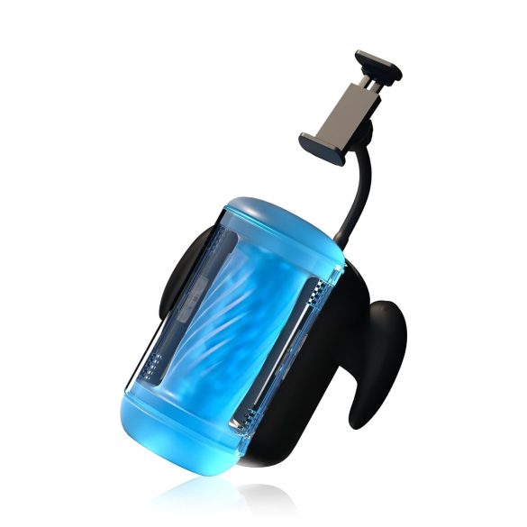 BLOWCAST Wingman Lite - masturbador automático gamer (azul-negro)