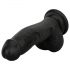 Easytoys - Dildo realista con testículos 12 cm (negro)