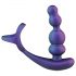 Hueman Estelar Fuerza - vibrador anal y anillo peneano (lila)