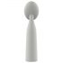 Nude Luna - mini varita vibrador recargable (gris)