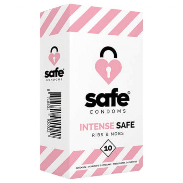 SAFE Intense - condón texturizado (10 uds)