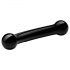 GLAS - Double-Ended Glass Dildo (Black) 