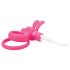 Ohare - Anillo vibrador recargable con conejo (rosa)