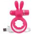 Ohare - Anillo vibrador recargable con conejo (rosa)