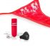 Set vibrador rojo – Tanga vibrante (S-L)