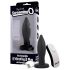 Plug Screaming: vibrador anal recargable (negro)