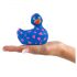 Mi Patito Romance 2.0 - vibrador impermeable (azul-rosa)