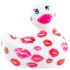 My Duckie Romance 2.0 - vibrador impermeable (blanco-rosa)