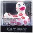 My Duckie Romance 2.0 - vibrador impermeable (blanco-rosa)