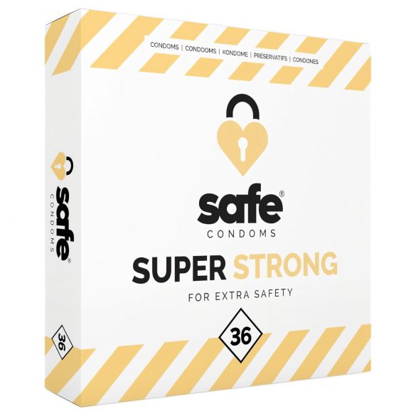 SAFE Super Strong - condones extra fuertes (36 uds)