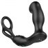 Nexus Revo - Vibrador prostático con control remoto, giro y anillo (negro)