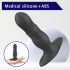 Vibrador anal lujoso Roy - recargable y control remoto (negro)