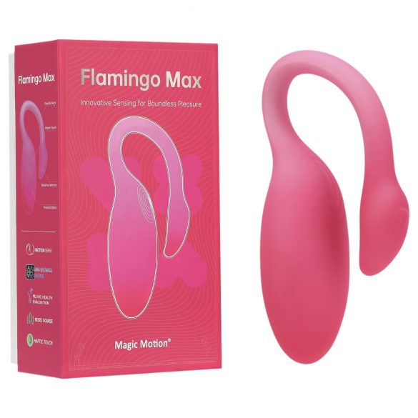 Huevo vibrador inteligente Flamingo Max - rosa